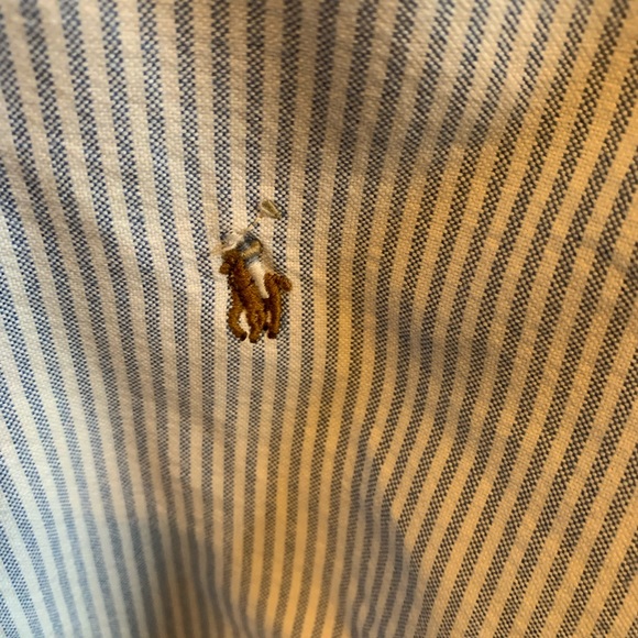 Ralph Lauren classic long sleeve pinBoys Size 18 - Picture 2 of 4